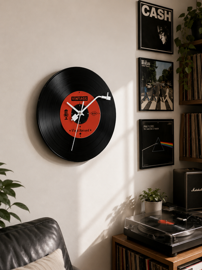 Sundryly® Vinyl Record Wall Clock