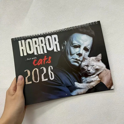 ⏳ Last day to save 50%👻2027 Whimsical Cat 12-Month Wall Monthly Planner Calendar