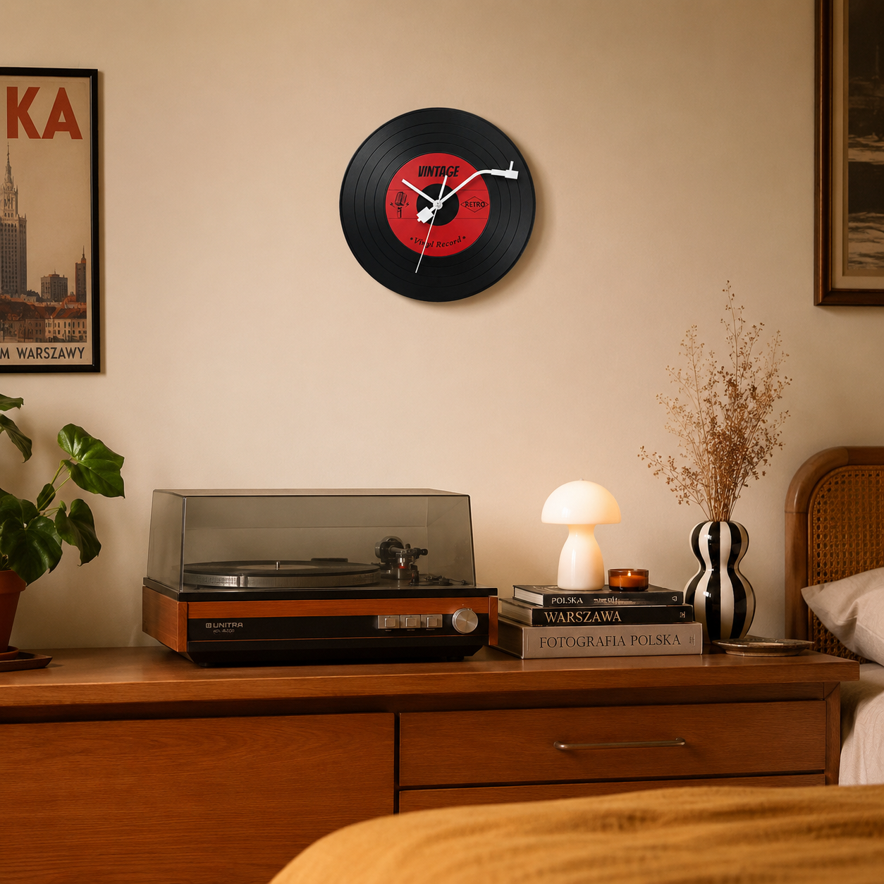 Sundryly® Vinyl Record Wall Clock