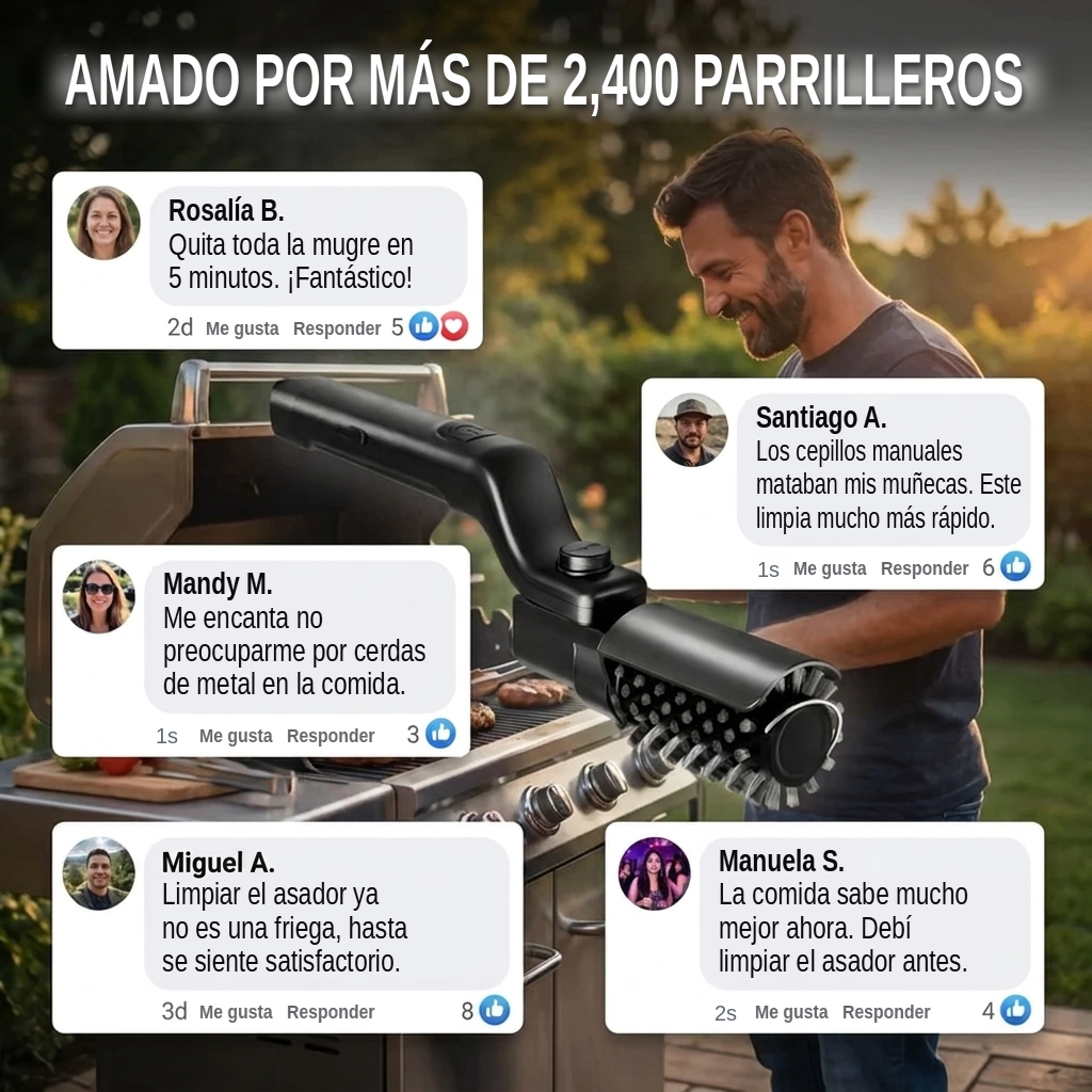 Mastern — La parrilla reluciente. La cerveza fría.